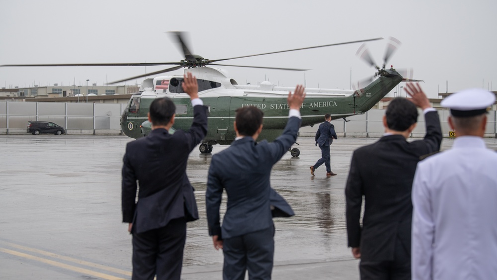 U.S. President Joseph R. Biden Arrives in Japan for the G7 Summit in Hiroshima City