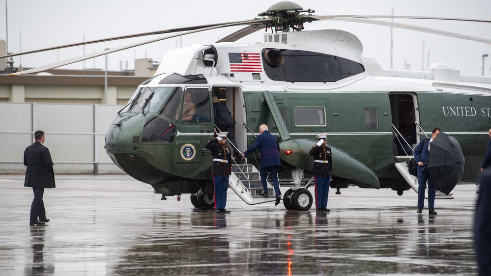 U.S. President Joseph R. Biden Arrives in Japan for the G7 Summit in Hiroshima City