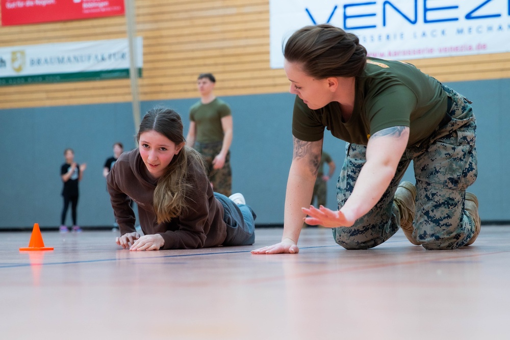 MARFOREUR/AF Physical Fitness Event with Students