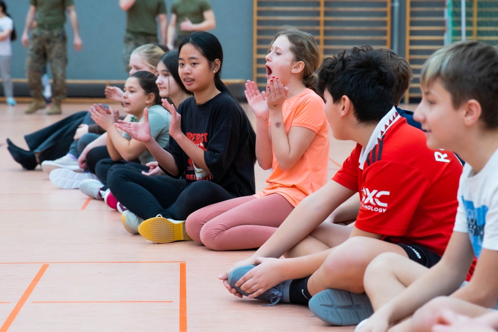 MARFOREUR/AF Physical Fitness Event with Students