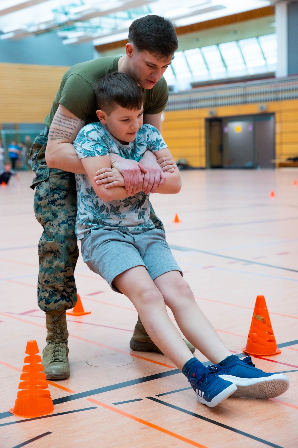 MARFOREUR/AF Physical Fitness Event with Students