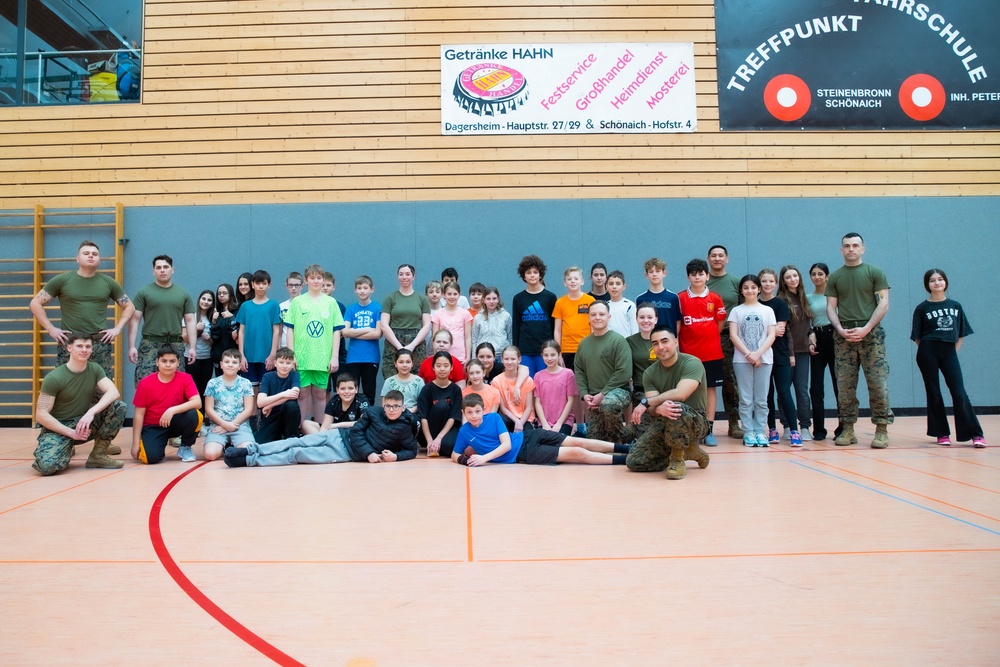 MARFOREUR/AF Physical Fitness Event with Students