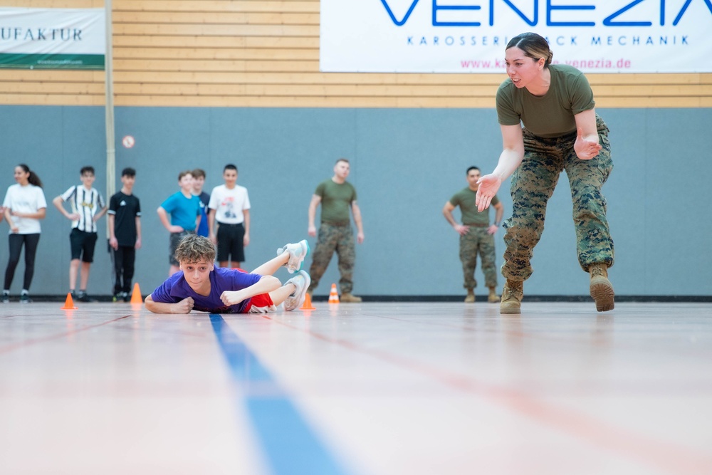 MARFOREUR/AF Physical Fitness Event with Students