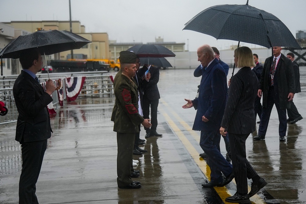 U.S. President Joseph R. Biden arrives in Japan for G7 Summit in Hiroshima 2023