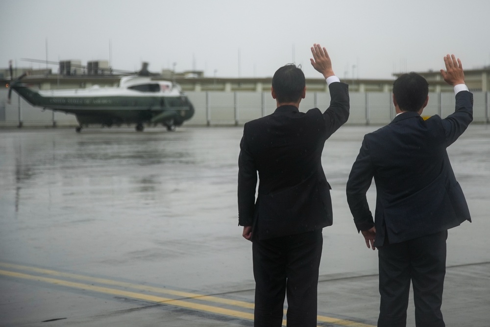 U.S. President Joseph R. Biden arrives in Japan for G7 Summit in Hiroshima 2023