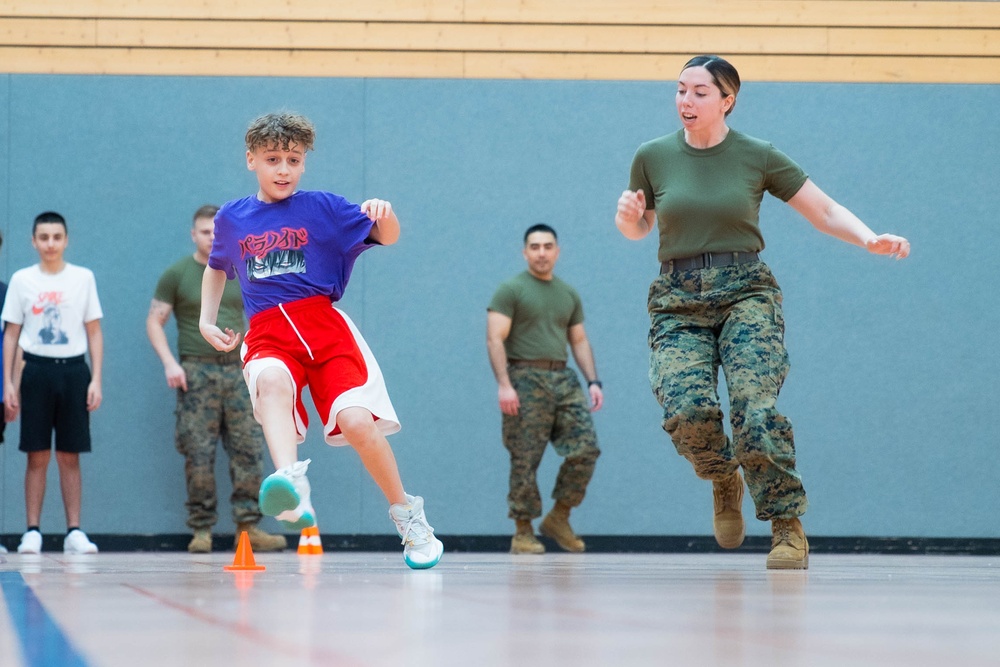 MARFOREUR/AF Physical Fitness Event with Students