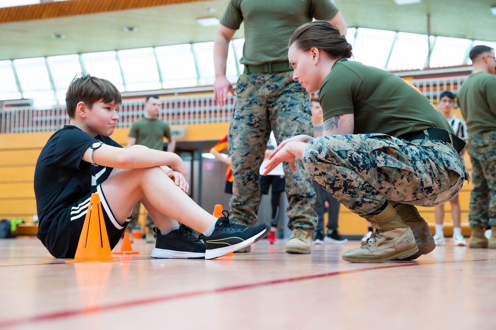 MARFOREUR/AF Physical Fitness Event with Students