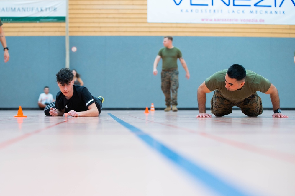 MARFOREUR/AF Physical Fitness Event with Students