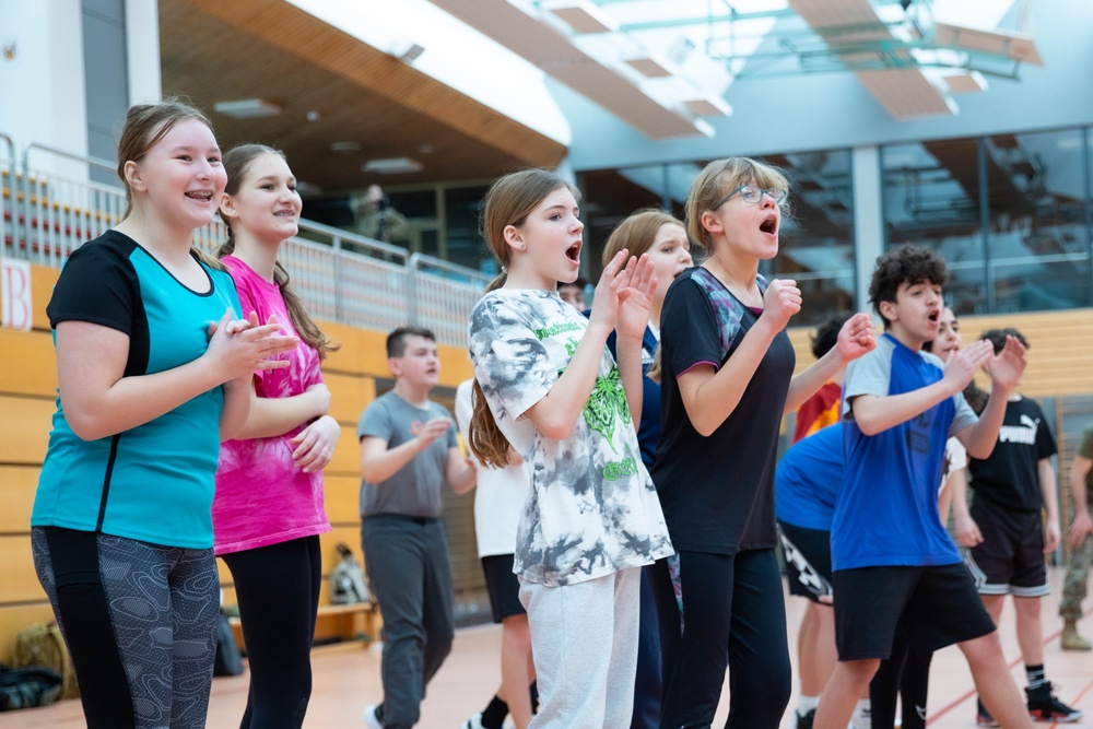 MARFOREUR/AF Physical Fitness Event with Students