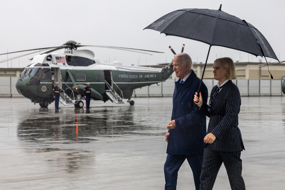 U.S. President Joseph R. Biden Arrives in Japan for G7 Summit in Hiroshima 2023