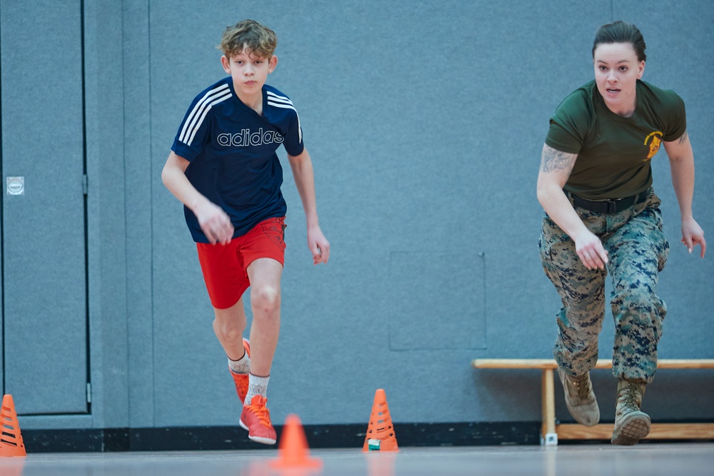 MARFOREUR/AF Physical Fitness Event with Students