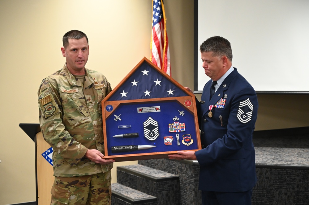 Chief Master Sgt. Samuel S. Janski retires after 29 years of service