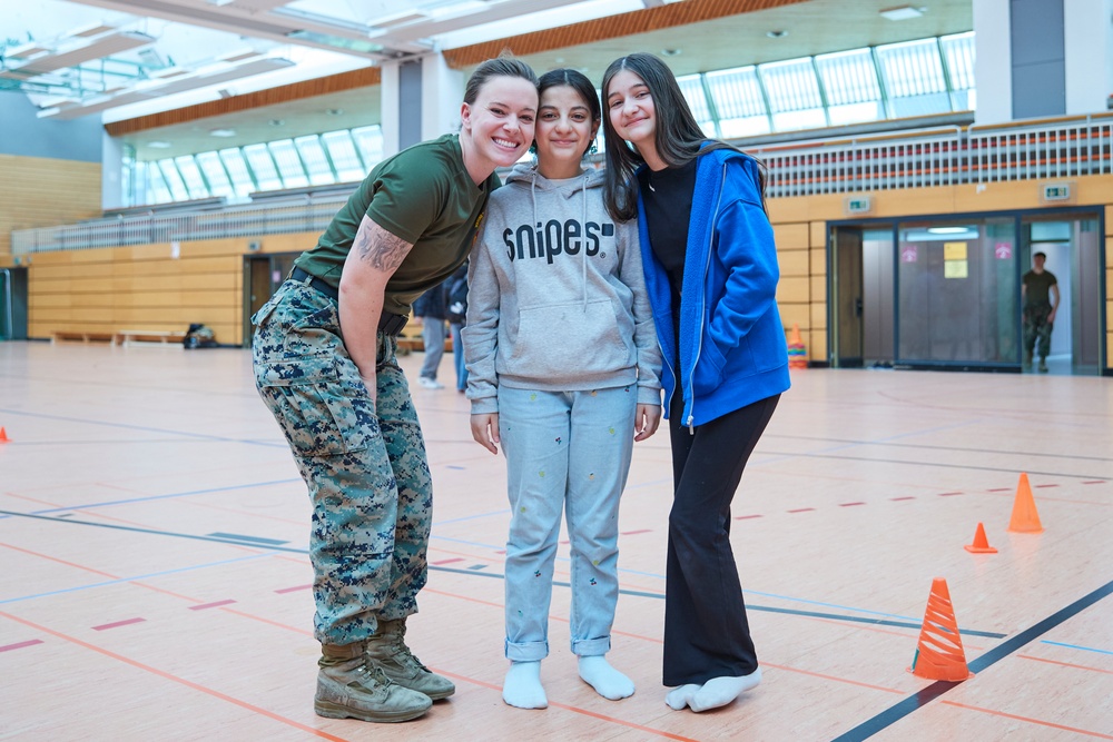 MARFOREUR/AF Physical Fitness Event with Students