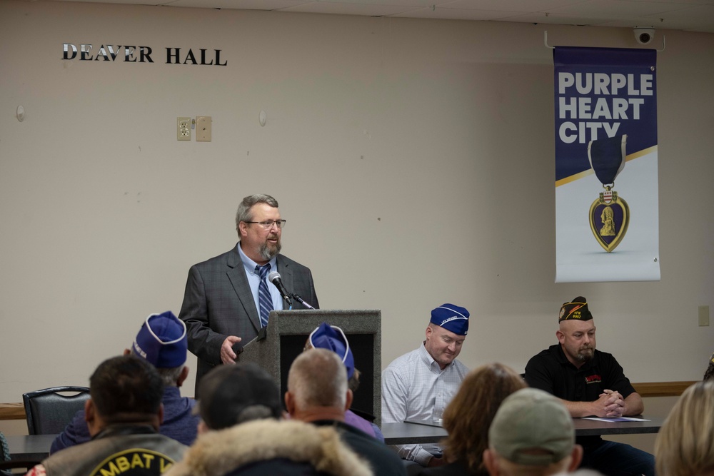 Haysville's Purple Heart Proclamation