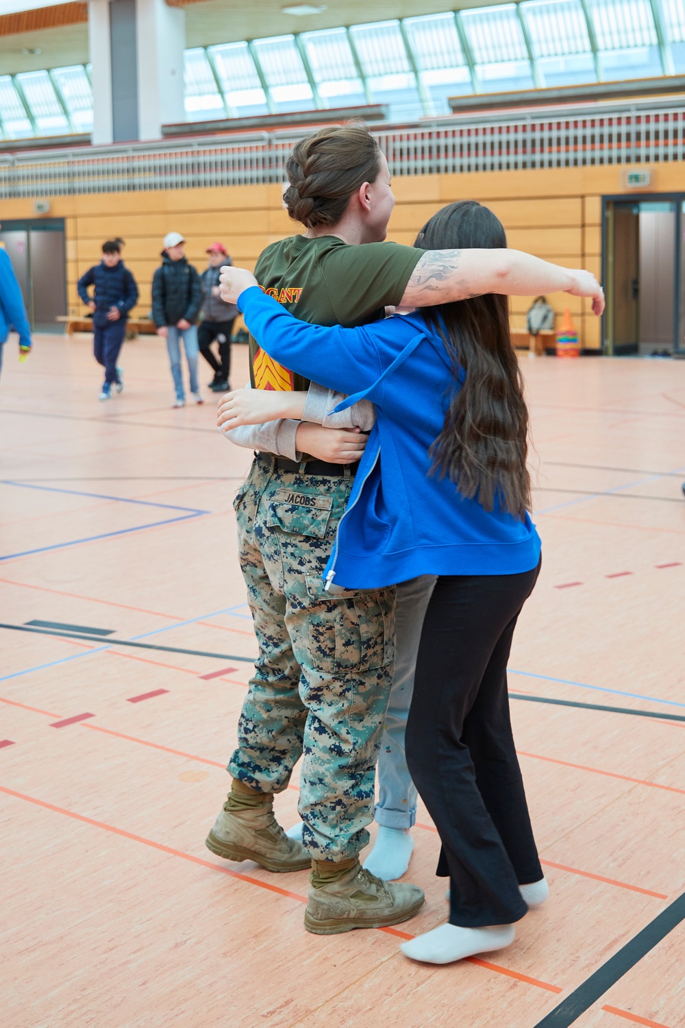 MARFOREUR/AF Physical Fitness Event with Students