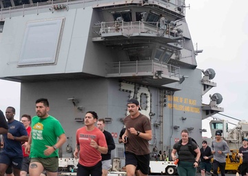 Ford’s Fitness in the Fjords: How MWR Pumps Up the Training on a Deployed Carrier