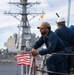 USS Porter Departs from Rota, Spain