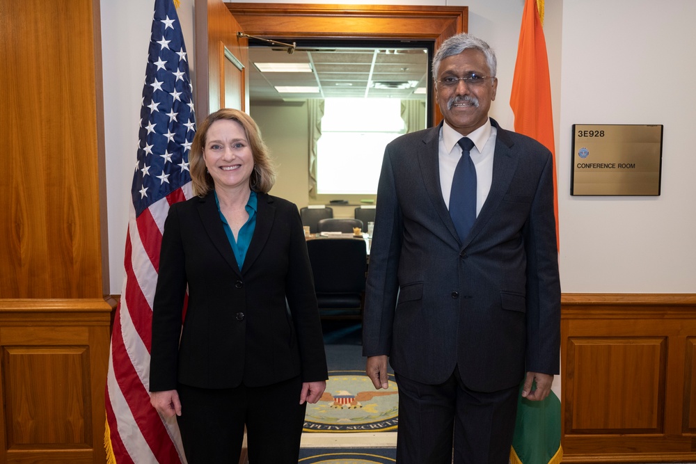 DSD Office Call with Indian Defense Secretary Giridhar Aramane