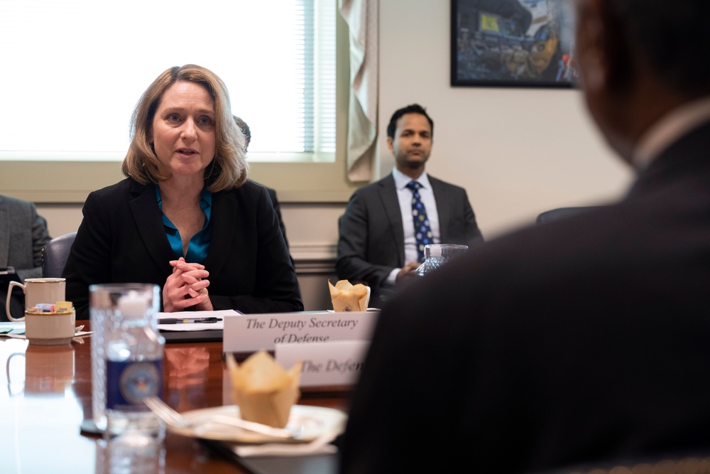 DSD Office Call with Indian Defense Secretary Giridhar Aramane