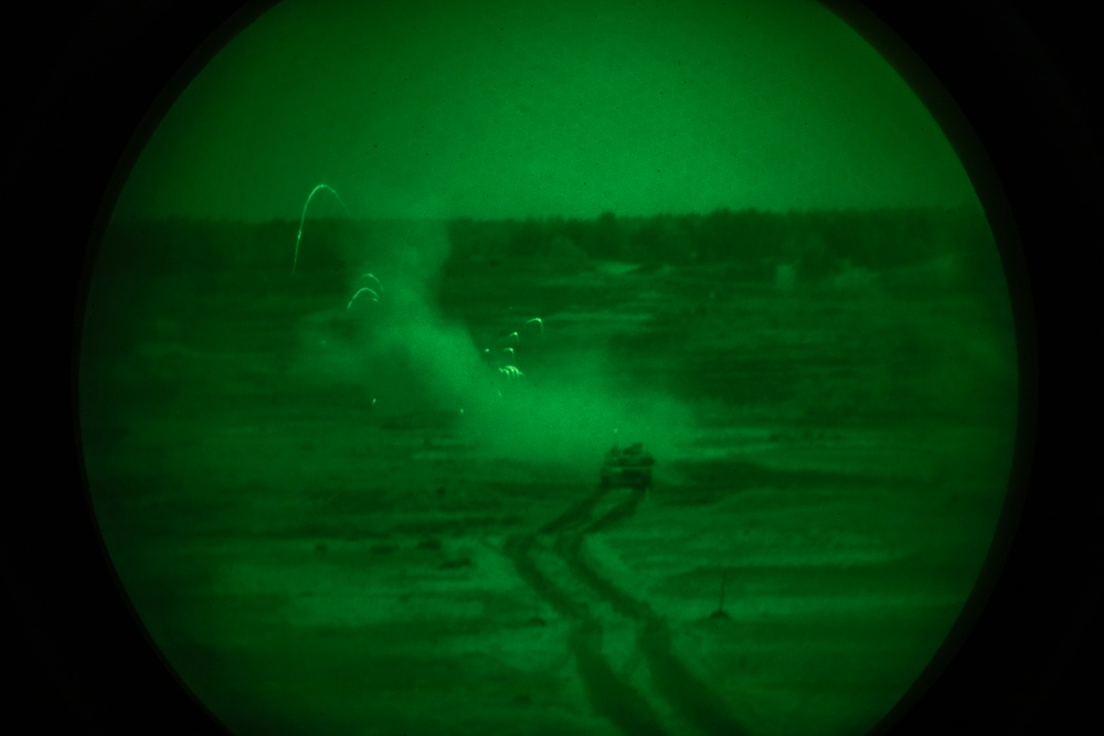 2-70AR Conduct Night Live Fire Gunnery
