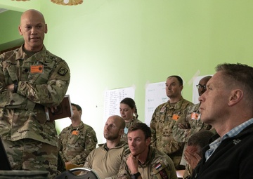 12CAB attends Air Mission Brief at Exercise Swift Response 23