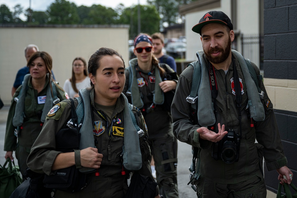 Key influencers and media experience the Strike Eagle