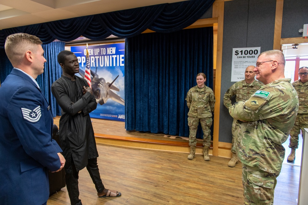 Vermont National Guard welcomes Senegalese recruit