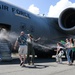 Col. Fisher's fini flight