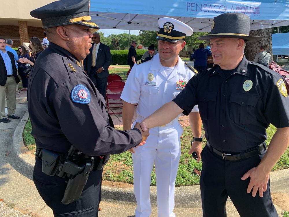 NAS Pensacola Representatives Attend Pensacola Police Department Memorial Service