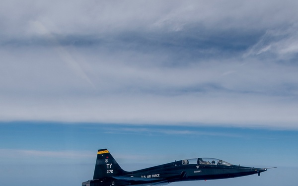 T-38 over the Gulf