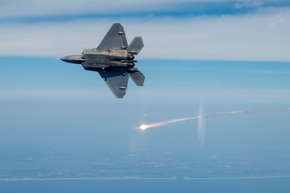 Raptors train with flares