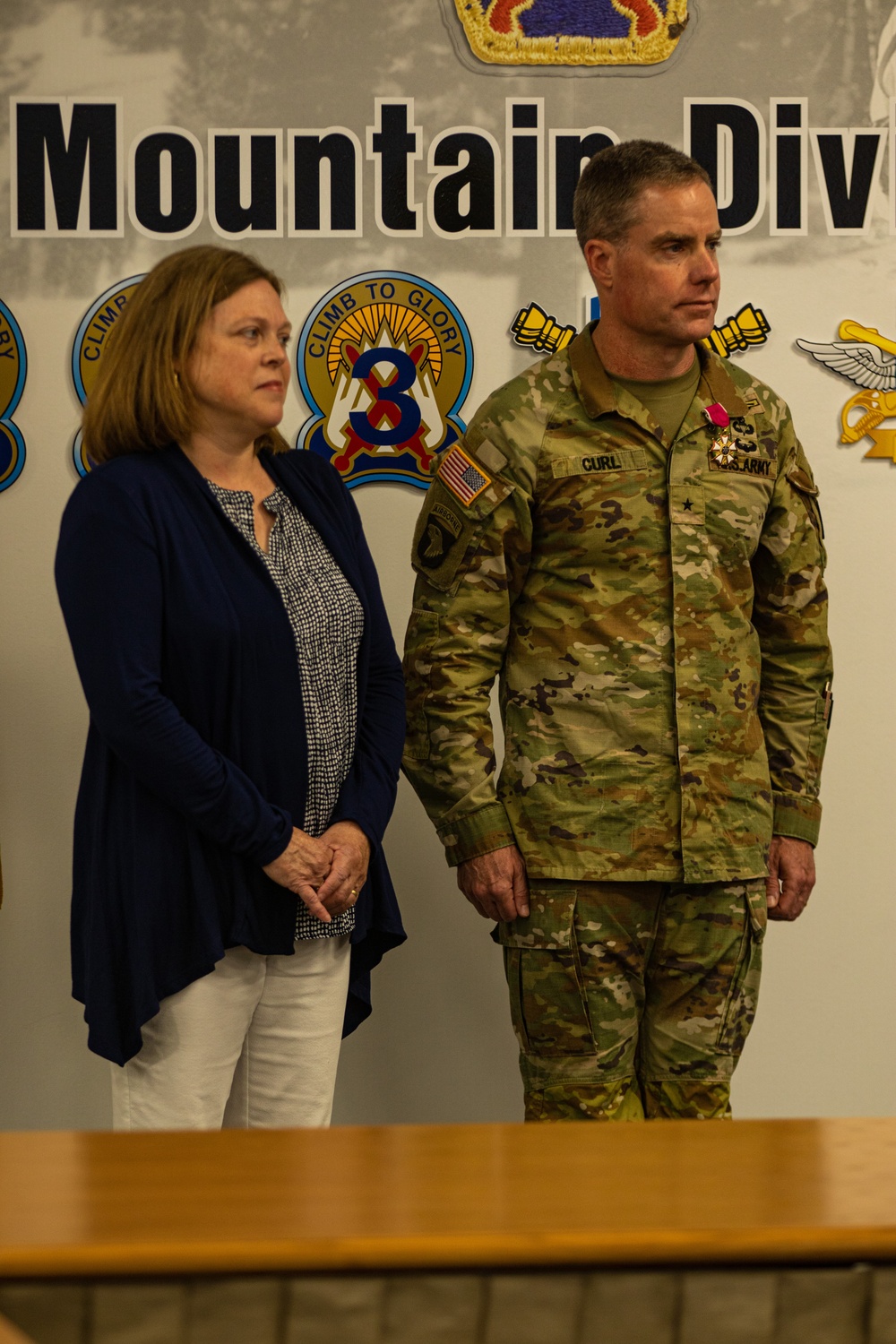 Brigadier General Curl's Award Ceremony