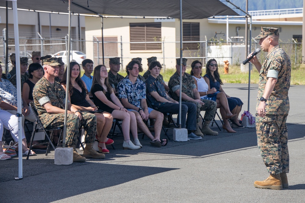 Marine Corps Air Station Kaneohe Bay Change of Command Ceremony