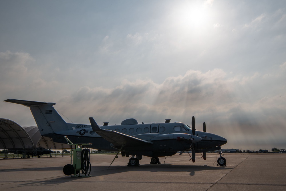 DVIDS - Images - Will Rogers Air National Guard Base: MC-12W under 