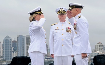 USS Abraham Lincoln (CVN 72) holds Change of Command