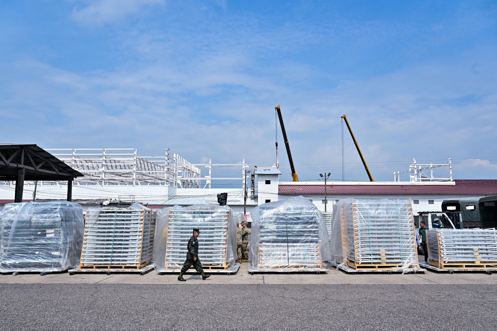 Denton transfer ceremony sends hospital equipment to townships in need