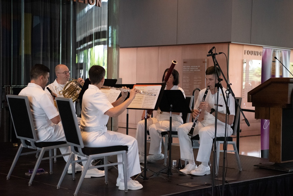 Navy Band Woodwind Quintet Performs at Smithsonian Museum of African American History