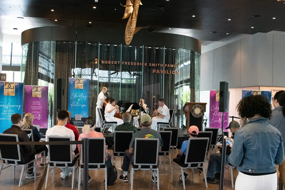 Navy Band Woodwind Quintet Performs at Smithsonian Museum of African American History