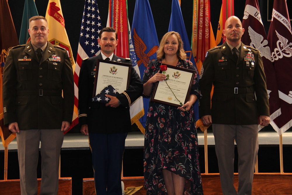 194 YEARS OF SERVICE -- 9 Soldiers retire at Fort Novosel quarterly ceremony