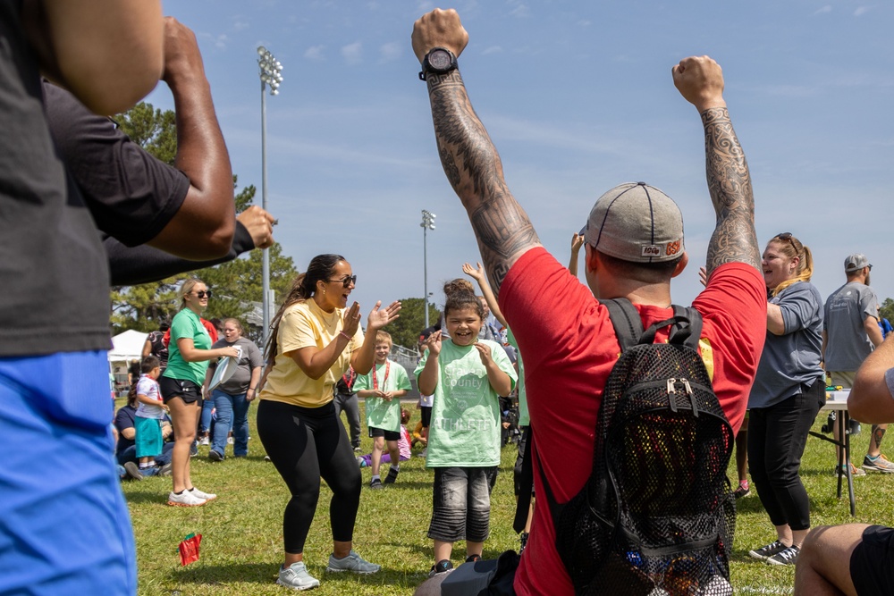 Marine Muscle Aids Special Olympic Games