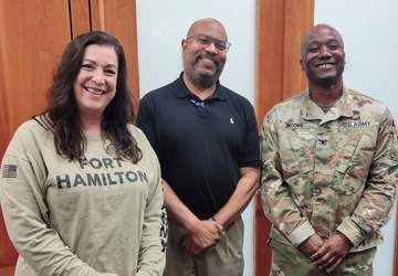 Teammate of the Month recognized by Fort Hamilton Command