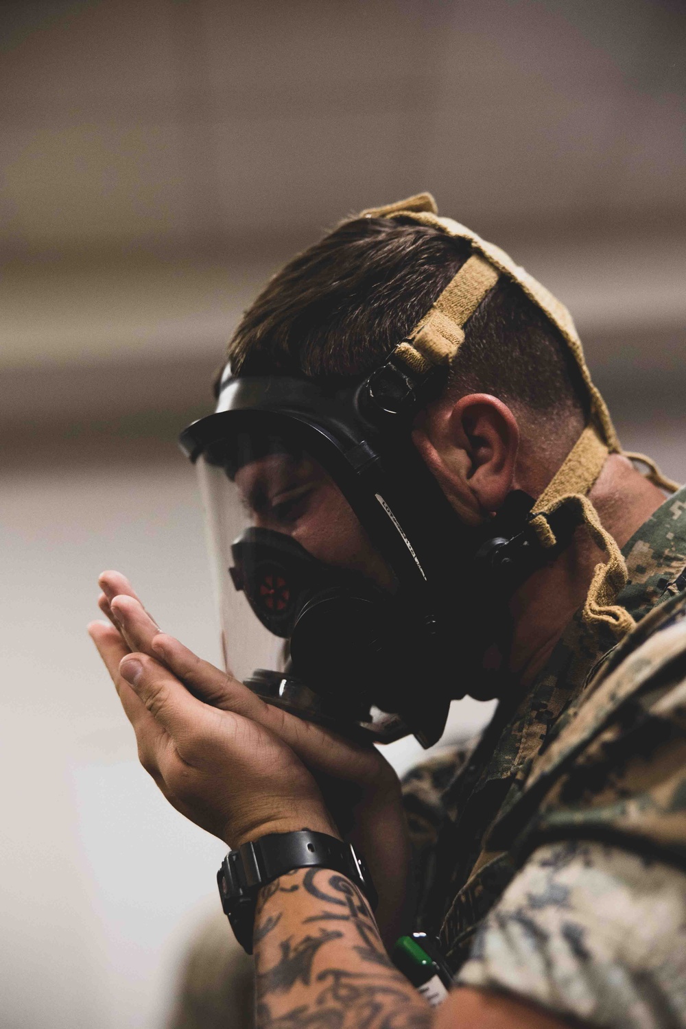 26th MEU Take On CBRN Hazard training