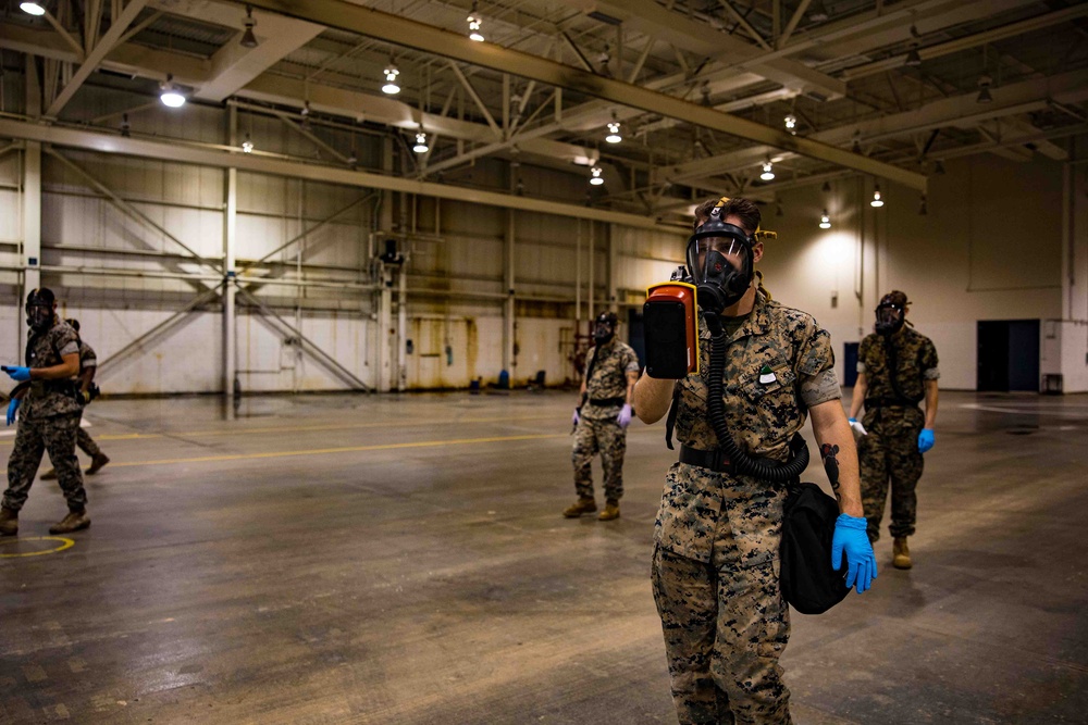 26th MEU Take On CBRN Hazard training