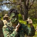 SAF Infantry soldier 3sg. Nathan Low applying camouflage during training.