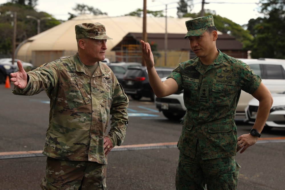 The Chief of the Army, Singapore Army, Maj. Gen David Neo visits Tiger Balm 23