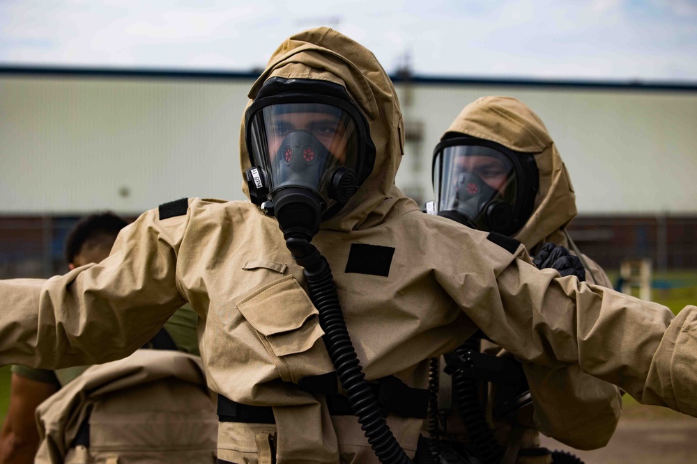 26th MEU Take On CBRN Hazard training