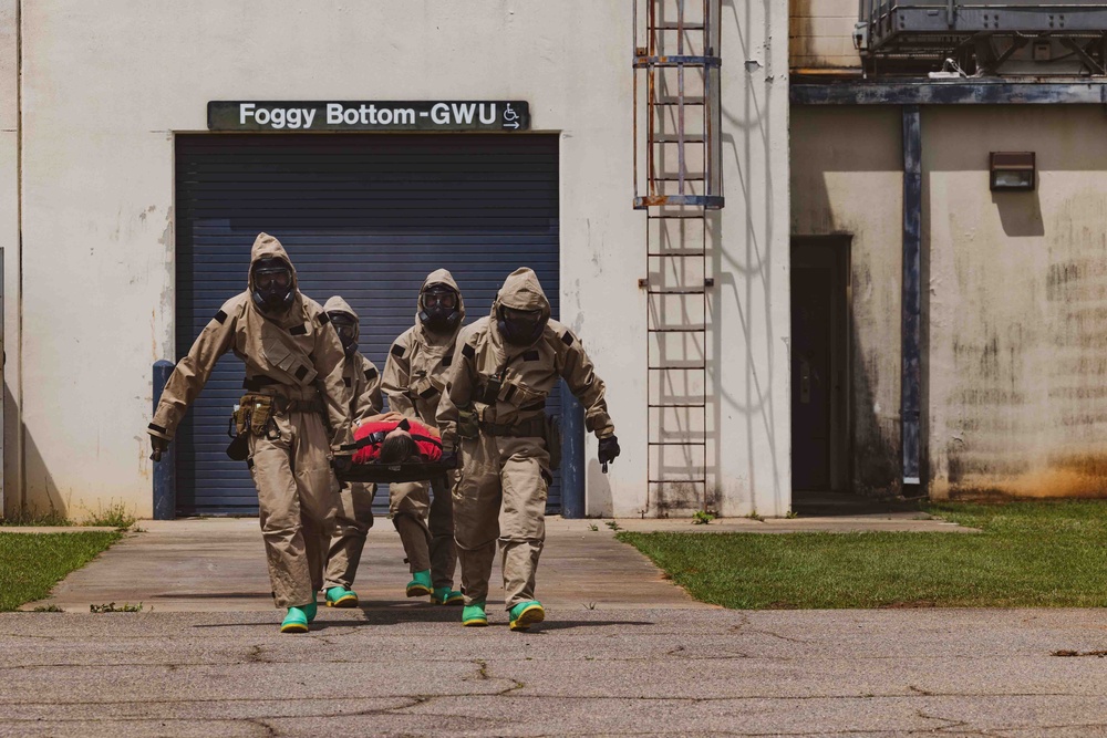 26th MEU Take On CBRN Hazard training