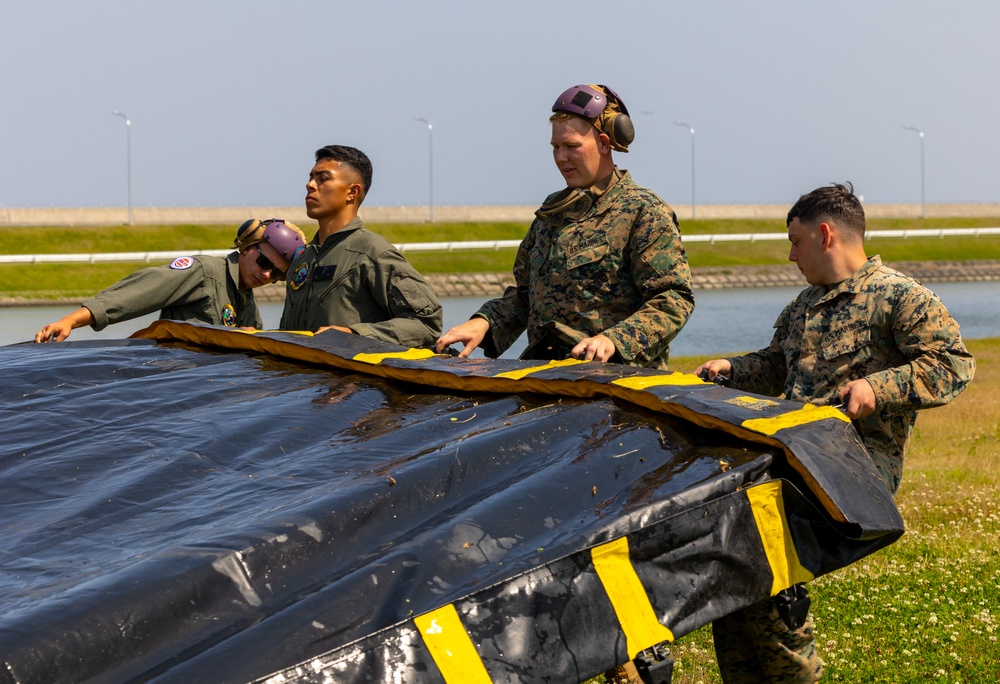 MWSS-171, VMFA-242 Marines conduct FARP training at Marine Corps Air Station Iwakuni.