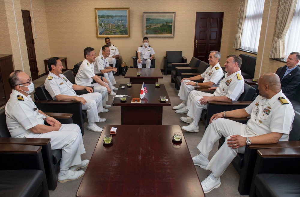 CSG 11, Nimitz visit JMSDF Sasebo District