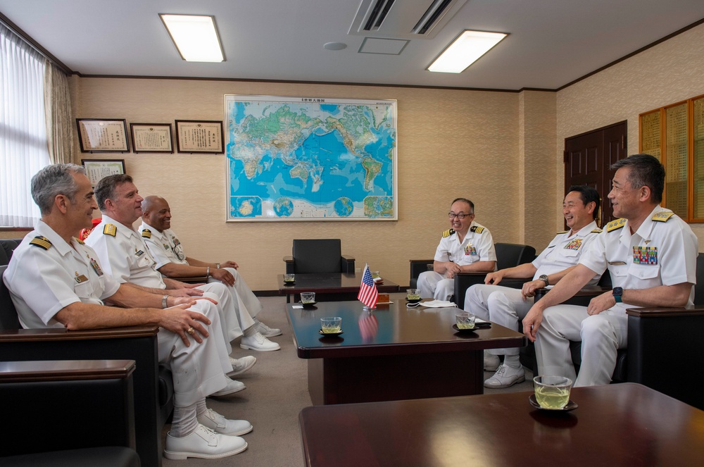 CSG 11, Nimitz visit JMSDF Sasebo District